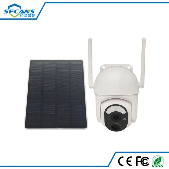 Caméra de vidéosurveillance étanche, alimentée par panneau solaire WiFi, carte SIM 4G, sécurité de la batterie