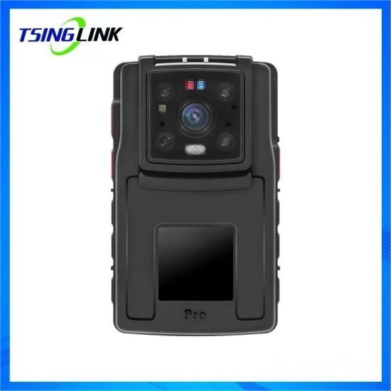 Reconnaissance faciale 1080P 4K Enregistreur d'application de la loi étanche GPS Sécurité de l'alimentation électrique IP Vision nocturne Mini caméra portable portable portée sur le corps